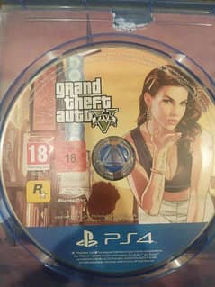 GTA 5 CD for PS4 minor scratches