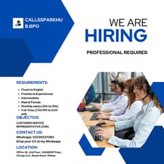 We are hiring customer service representative (CSR)