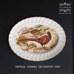 Vintage Ceramic Decorative Dish