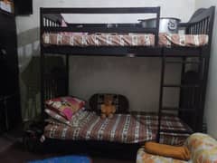 Bunk bed without mattress