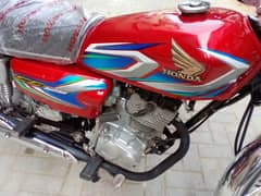 Honda 125 Hyderabad number 22 model