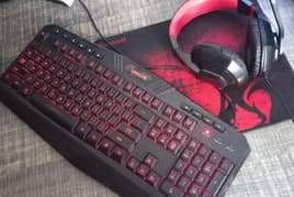 Redragon Keyboard, Headset, MousePad Combo (3 in 1) (Deliverable) 0