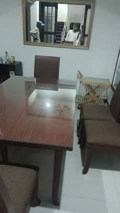 Dinning table set with 6 chairs 0