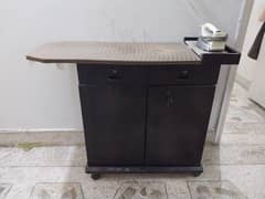 selling iron stand with cupboard 0