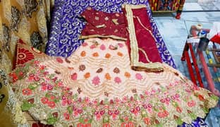 Brand New Lehnga kurti peach and mehroon colur 03006533245