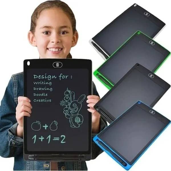 8.5, 12,10  Inches  Lcd Writing Tablet For Kids Play, Education And 2