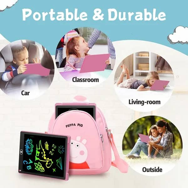 8.5, 12,10  Inches  Lcd Writing Tablet For Kids Play, Education And 5