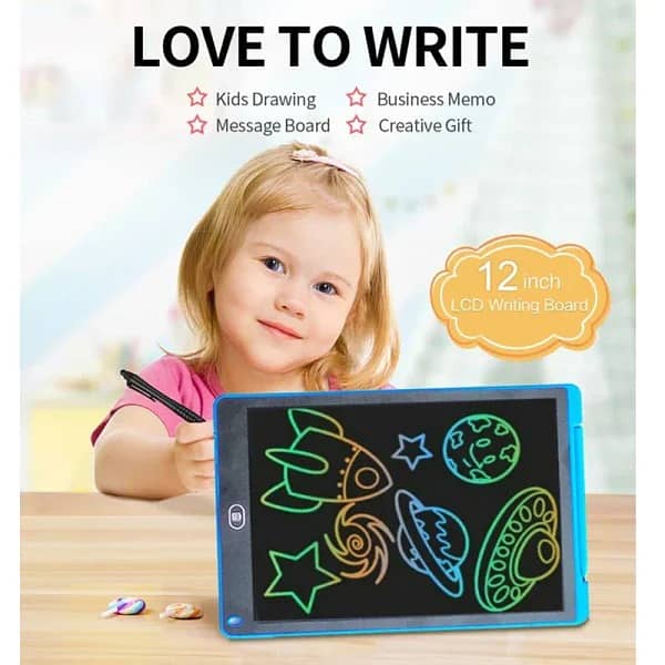 8.5, 12,10  Inches  Lcd Writing Tablet For Kids Play, Education And 8
