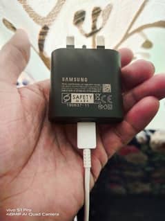 Samsung 25 watt fast chager type C to C. .   03136601344