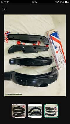 PLASTIC MUD GUARDS AND CHAIN COVER