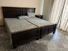 2 single beds for sale used 0