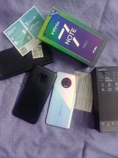 infinix note 7 128gb 6gb ram  with box only