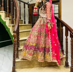 Bridal mehndi lehnga