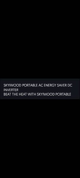 Portable Skywood 1 Ton DC invertor Ac heat &cool 6