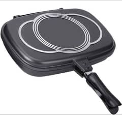 double grill nonstick grill pan