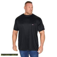 Men's Dri Fit Printed Half Sleeves Shirt 0