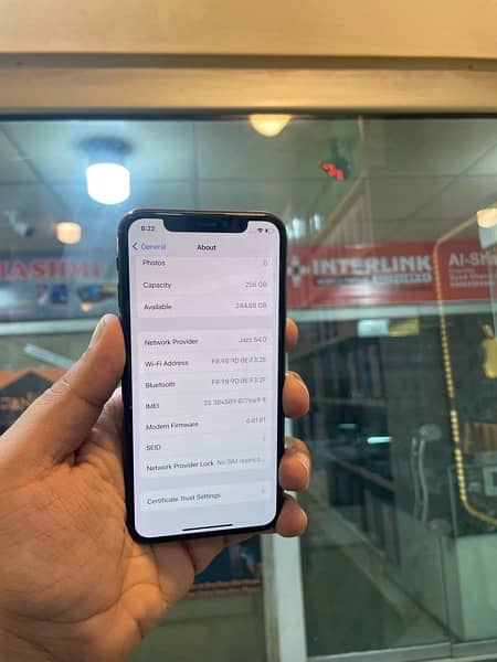 iPhone X 256GB PTA APPROVED 4