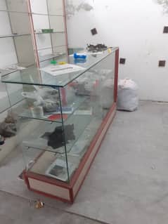 COUNTER , RACKS WITH SHELVES FOR SALE