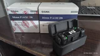 Sigma 30mm & 56mm 1.4 For Sony & DJI Wireless Mic For Sale 0