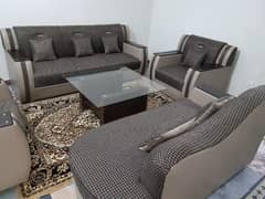 Sofa set with Dewan & Table