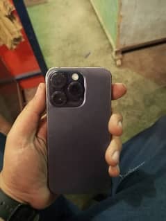 I phone 14 pro purple clour