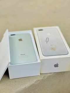 iPhone 7 plus Pta Approved 128Gb Silver clor lush  With Full Box 10/10