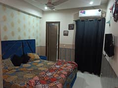 E-11/2 Self check , 1 bed Daily basis Furnished flat for rent