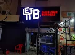Sign Board Making / Neon Sign / Back Drop Sign