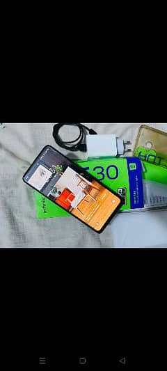 Infinix hot 30 8GB  128GB with Complete box