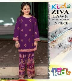 Lawn Girls Embroidered Unstitched Suit