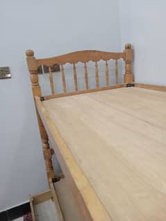 pure woden bed with stairs double bed with 3 drawers