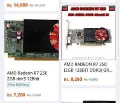 Amd r7 250 (2GB GPU)