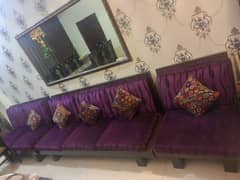 6 seater sofa set in v good condition