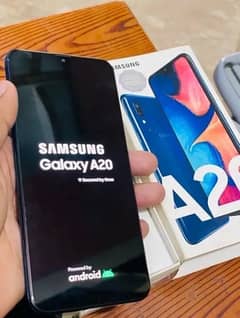 Samsung A20 with box 0