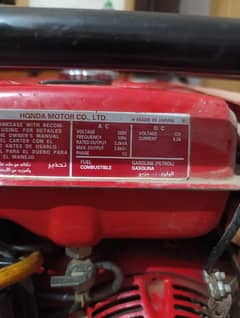 Honda Generator 3.6 kv for sale