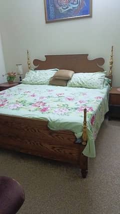 interwood bed set available perfect for u it's heavy solid wood