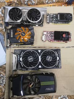 GTX 650/560TI/RX 580 8GB DDR5 128/256 BIT GRAPHICS CARDS Available