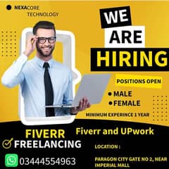 Fiver & Upwork job for Interny and Expert