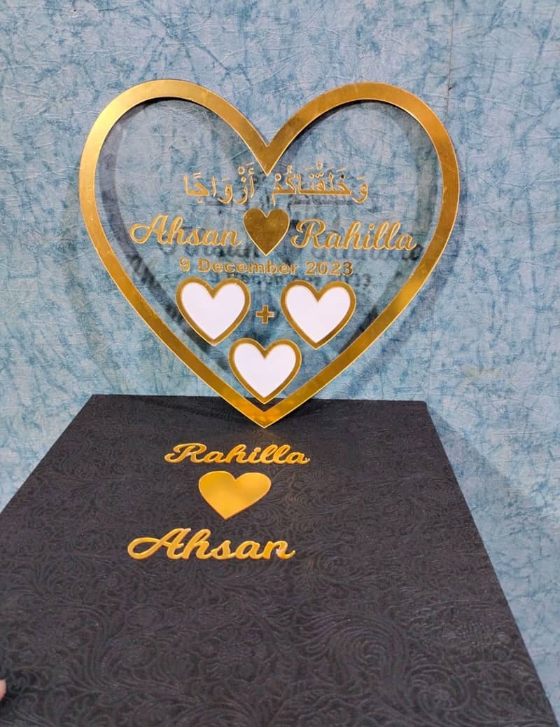 Customized Nikkah Thumb Frame 6