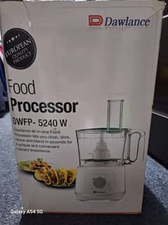 brand new dawlance food processor