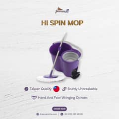 Spin Mop With Foot Pedal – Made in Taiwan 0