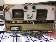 Sistech A-30 stabilizer 3000 watt 100% copper Heavy Duty