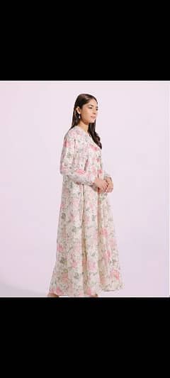 Ethnic cotton flared frock.