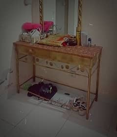 DRESSING WITHOUT MIRROR WITH SIDE TABLE