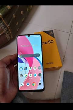 Realme note 50 4+4/128GB for sale 03002431828 (only 13 days used)