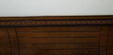 double bed brown colour