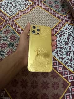 iphone 12 pro max gold plated