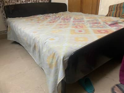 Double bed for sale (with mattress)