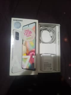 Galaxy A71 with all accessories and box condition10/9.5