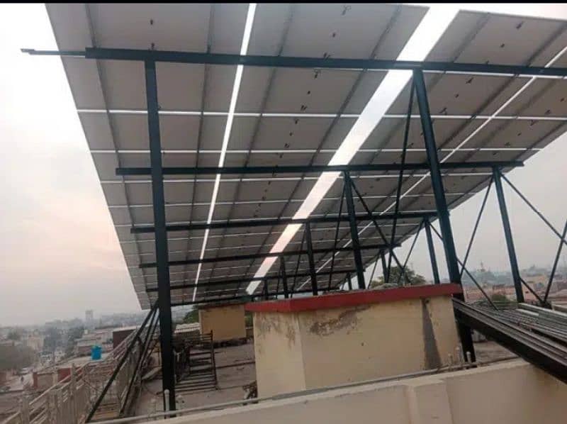 Elevated Solar Structure customized Guarder Work 14 rup watt 6